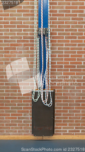 Image of Ropes in an old school gym