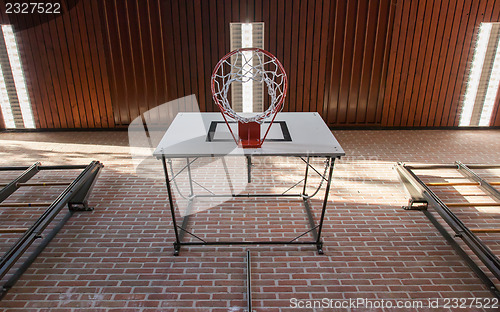 Image of Basket in a old school gym