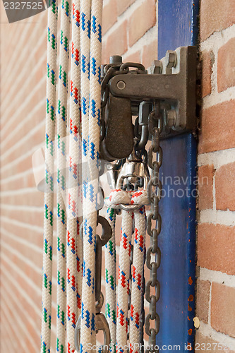 Image of Ropes in an old school gym