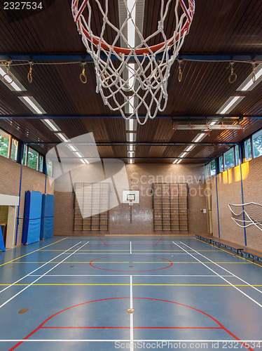 Image of Interior of a gym at school