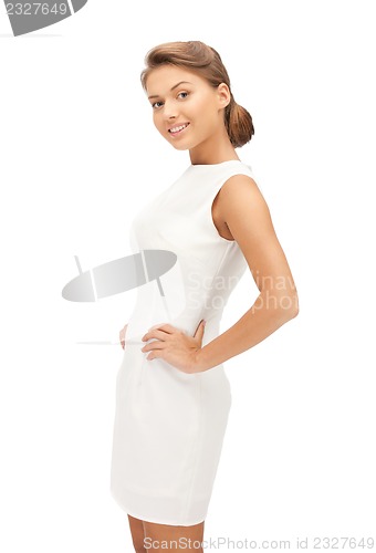 Image of lovely woman in elegant dress