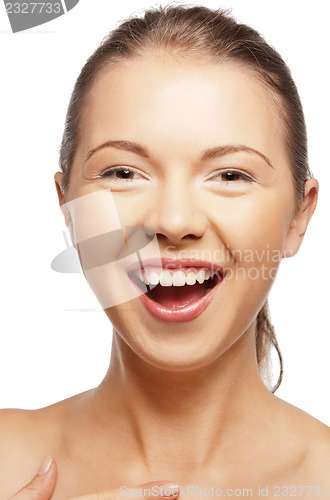 Image of happy teenage girl