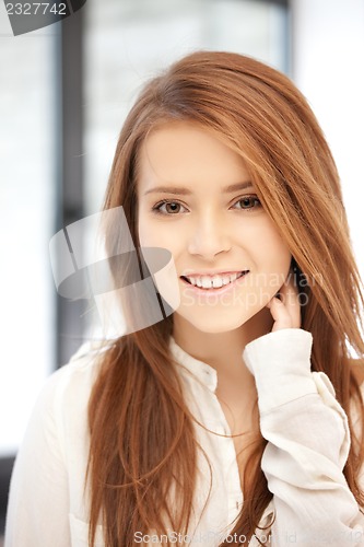 Image of happy and smiling woman