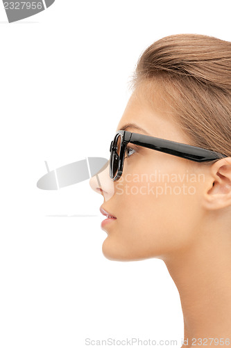 Image of lovely woman in spectacles