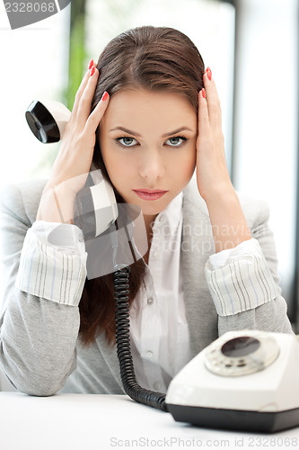 Image of businesswoman with phone