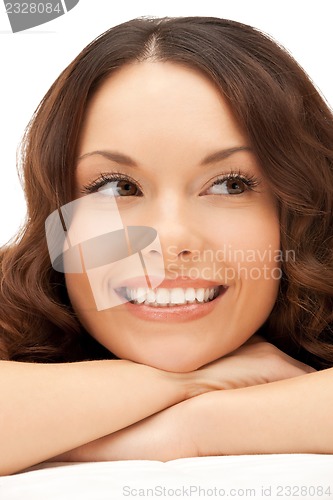 Image of beautiful woman in spa salon