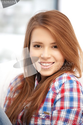 Image of happy and smiling woman