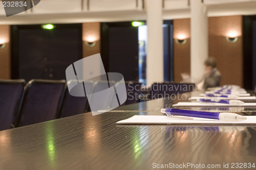 Image of Waiting in a conference room