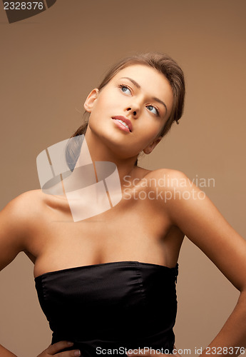 Image of lovely woman in elegant dress