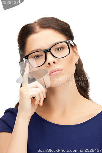 Image of calm and friendly woman