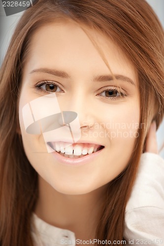 Image of happy and smiling woman