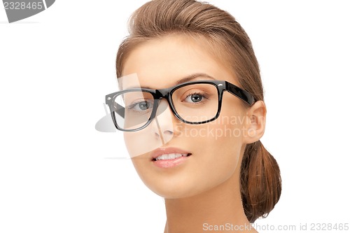 Image of lovely woman in spectacles