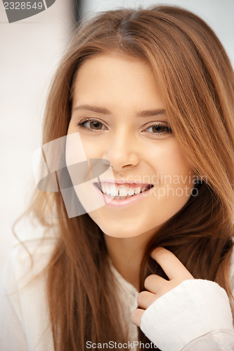 Image of happy and smiling woman