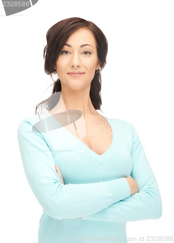 Image of calm and friendly woman