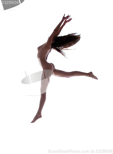 Image of dancing naked woman