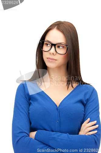 Image of calm and friendly woman