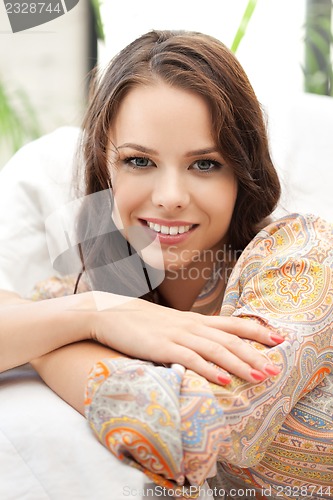 Image of happy and smiling woman