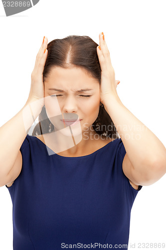 Image of unhappy woman