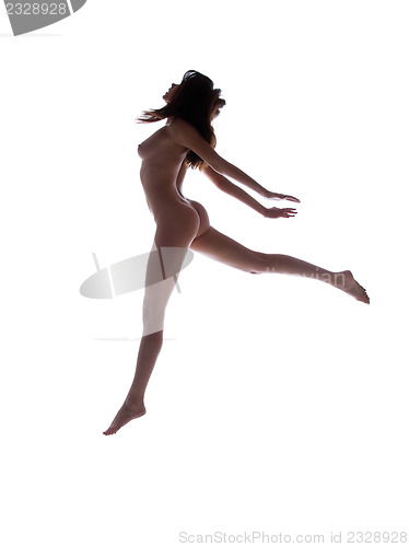 Image of dancing naked woman