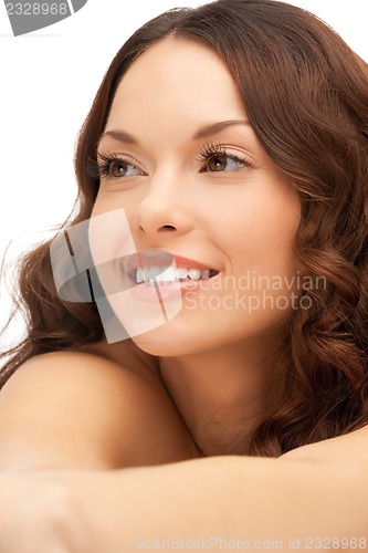 Image of beautiful woman in spa salon