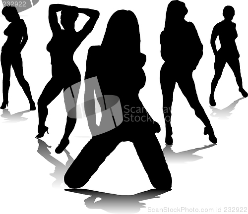 Image of sexy fivesome