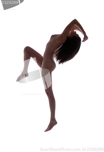 Image of dancing naked woman