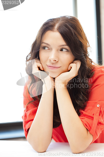 Image of happy and smiling woman
