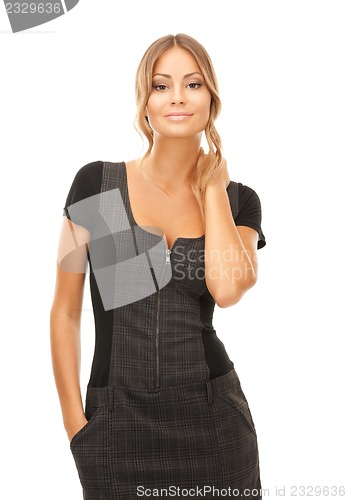 Image of lovely woman in elegant dress