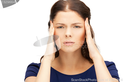 Image of unhappy woman