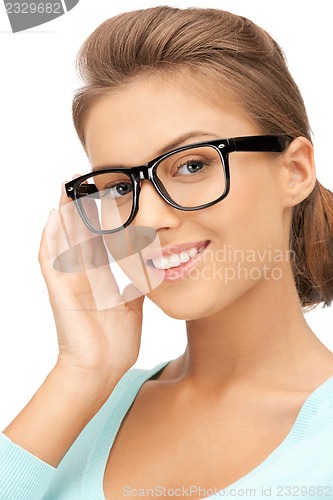 Image of lovely woman in spectacles