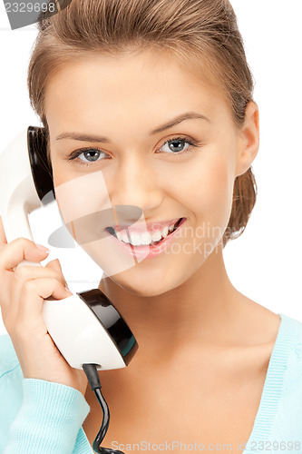 Image of businesswoman with phone