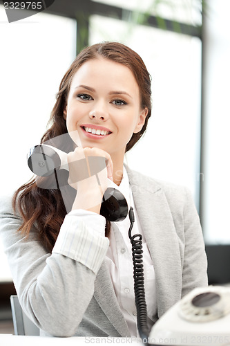 Image of businesswoman with phone