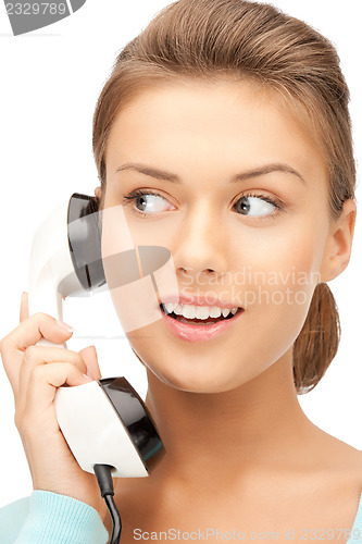 Image of businesswoman with phone