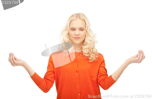 Image of woman in meditation