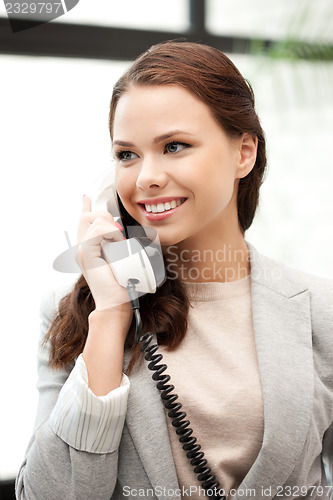 Image of businesswoman with phone