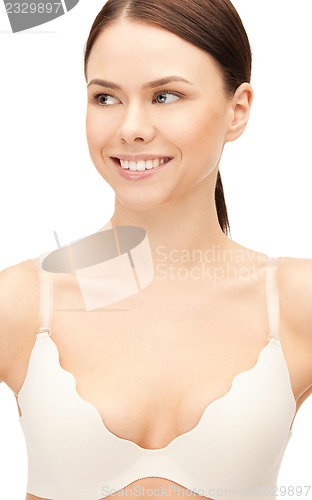 Image of beautiful woman in bra