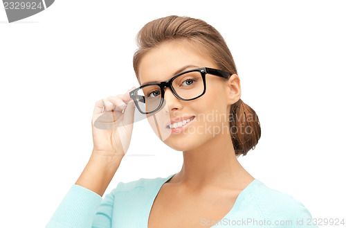 Image of lovely woman in spectacles