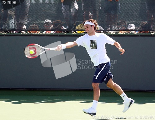 Image of Roger Federer at Pacific Life Open