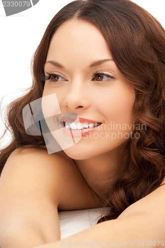 Image of beautiful woman in spa salon