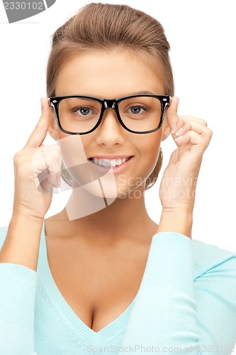 Image of lovely woman in spectacles