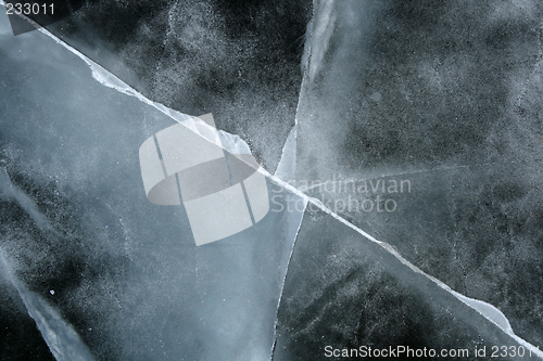 Image of Cracked ice abstract background