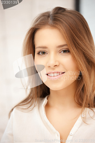 Image of happy and smiling woman