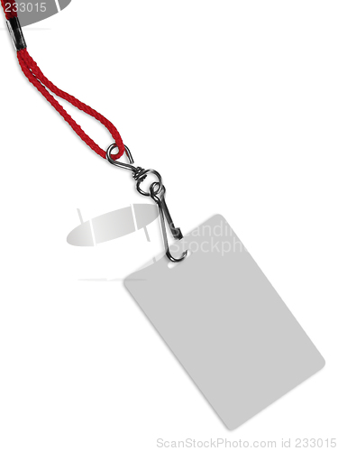 Image of Blank badge with copy space (+ clipping path)