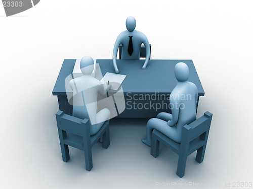 Image of 3d people in an office.