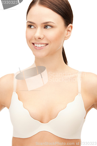 Image of beautiful woman in bra