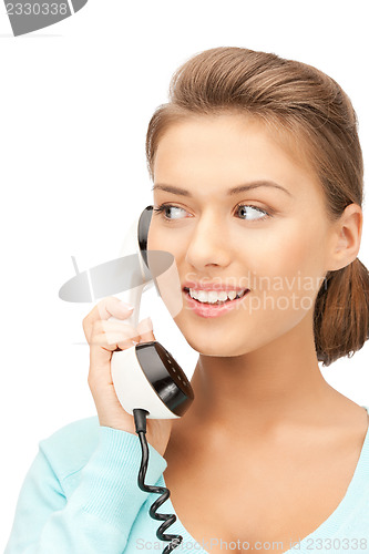 Image of businesswoman with phone