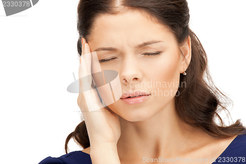 Image of unhappy woman