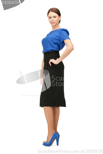 Image of calm and friendly woman