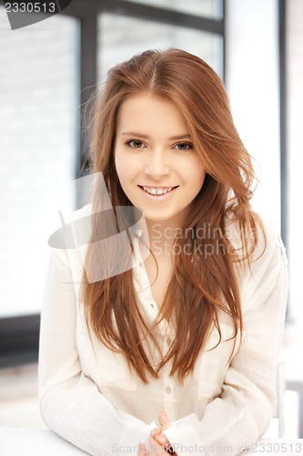 Image of happy and smiling woman