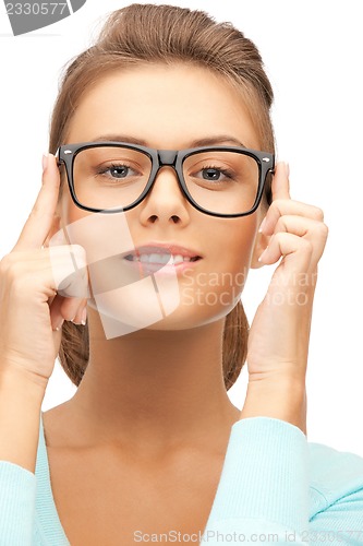 Image of lovely woman in spectacles